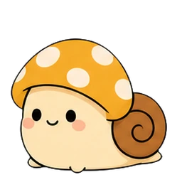 Mushroom Snail mascot